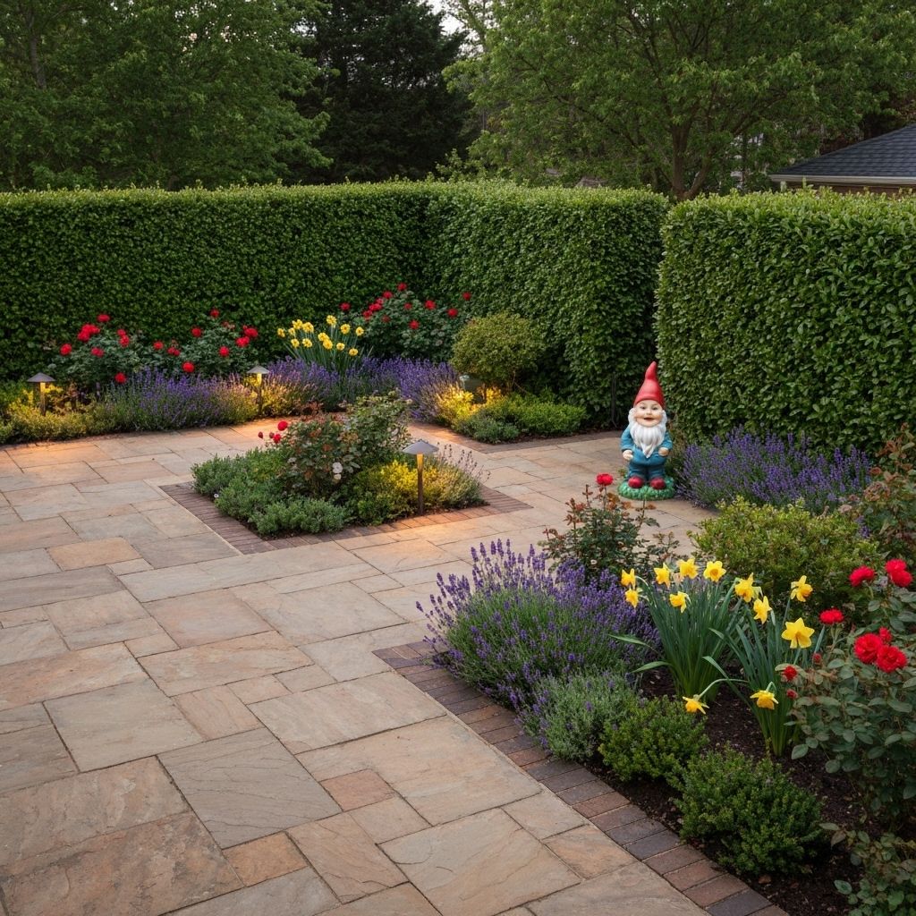 Backyard patio